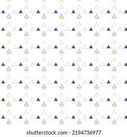 Abstract geometry scandinavian pattern. Triangle ornament. Simple texture for scandinavian baby wallpaper, fills, web page background.