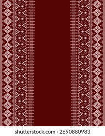 Abstract Geometry Seamless Pattern Modern Vector Design red