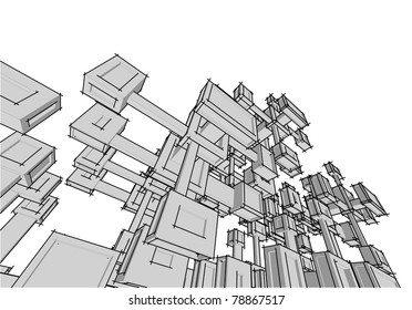 Abstract geometry in semitones