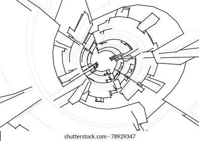 Abstract geometry in semitones