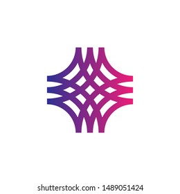 Abstract Geometry Shape Logo Design