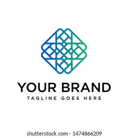 Abstract Geometry Shape Logo Template