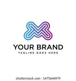 Abstract Geometry Shape Logo Template
