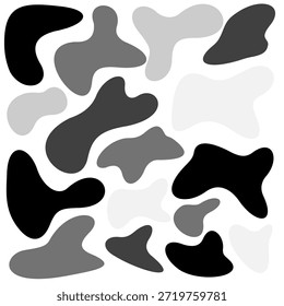Abstract geometry shapes in black and grey tone color