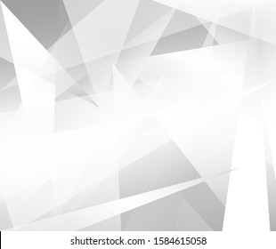 Abstract Geometry Shapes Modern White Background