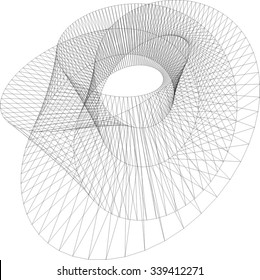Abstract geometry. Structure background
