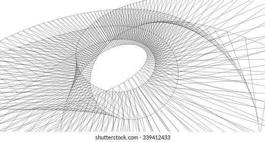 Abstract geometry. Structure background