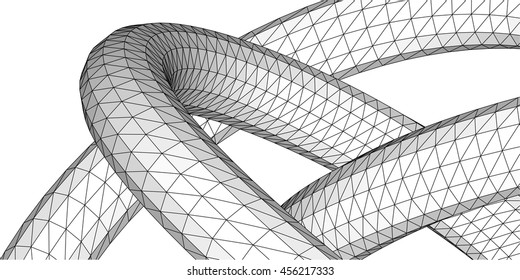 Abstract geometry. Structure background