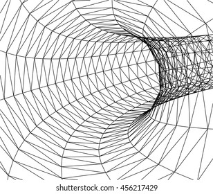 Abstract geometry. Structure background