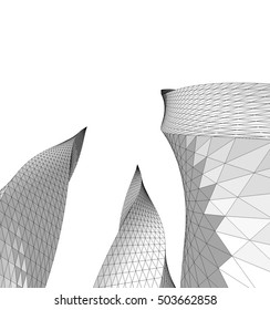 Abstract geometry. Structure background