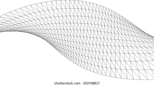 Abstract geometry. Structure background