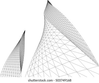Abstract geometry. Structure background