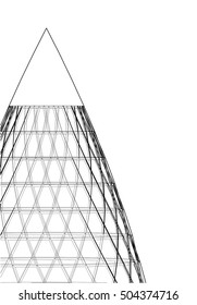 Abstract geometry. Structure background