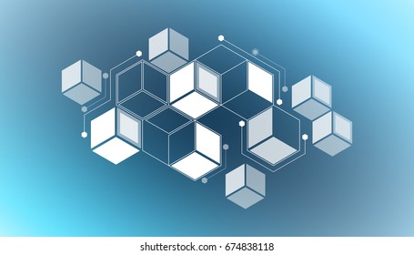 Abstract geometry, structure, background