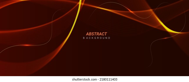 Abstract geometry stylish glossy flowig line futuristic pattern design background vector
