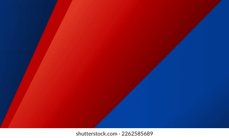 Abstract geometry stylish random shapes futuristic design background vector. Dark blue red background