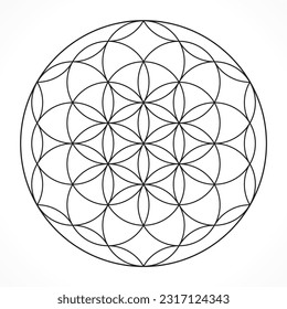 abstract geometry symbols art, vector