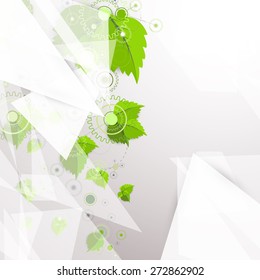 Abstract geometry technology background. Vector