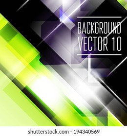 Abstract geometry triangle background with sparks and flashes. Vector Illustration, Graphic Design Editable For Your Design.