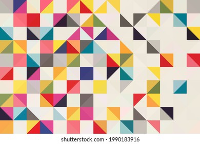 Abstract geometry  triangle  colorful background pattern.vector illustration.