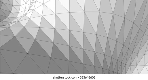 Abstract geometry. Triangle design background