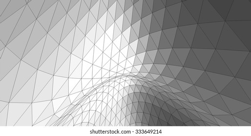 Abstract geometry. Triangle design background