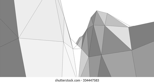 Abstract geometry. Triangle design background
