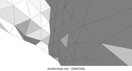 Abstract geometry. Triangle design background