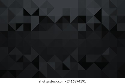 Abstract geometry triangle gray mosaic texture background pattern.