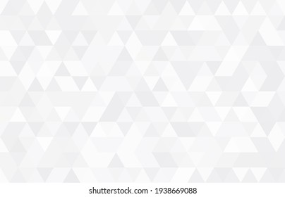 Abstract geometry  triangle  pattern white and gray background.vector - Shutterstock ID 1938669088