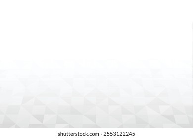 Abstract geometry triangle pattern white and gray background.vector