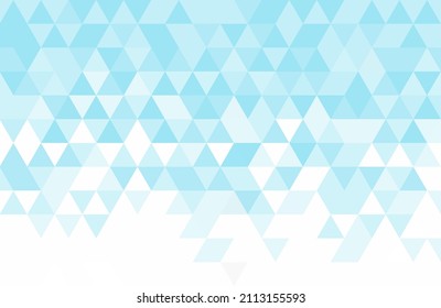 Abstract geometry triangle white and blue background texture pattern .vector