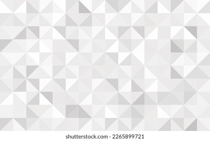 Abstract geometry triangle white and gray background pattern.vector illustration.
