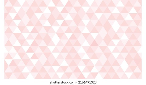 Abstrakte Geometrie Dreieck weiß-rosa Mosaikstruktur Hintergrundmuster.	