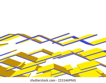 abstract geometry vector 3d illustration