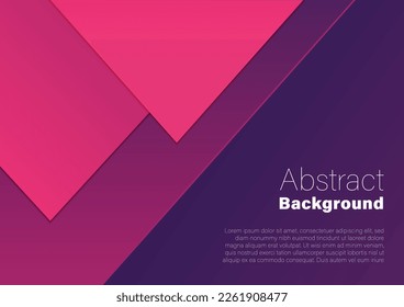 Abstract geomtric gradient background, magenta gradient color, multi layer shape vector background illustration template for website, banner, poster, backdrop