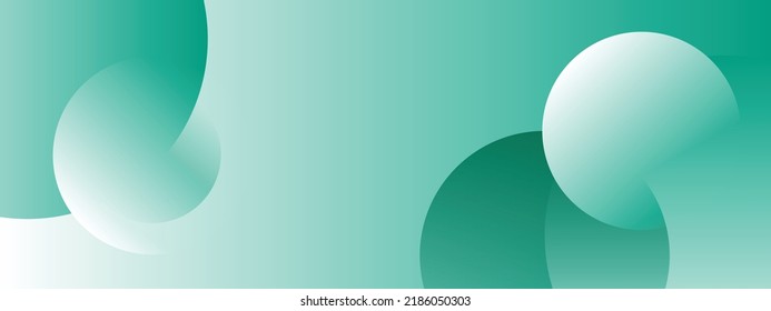 Abstract geomtrical vector background with colored gradient, creative overlapping circular shapes with different kinds of light, futuristic concept, paper cut shadow, digital poster for wallpaper art
