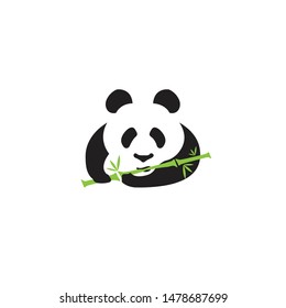 Abstraktes Design eines riesigen Panda-Logos.