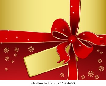 abstract gift box - vector holiday background