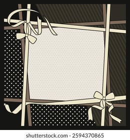 abstract gift ribbon scarf design