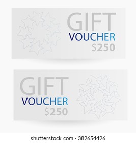 abstract gift voucher