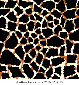 Abstract giraffe animal print pattern
