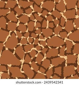 Abstract giraffe animal print pattern