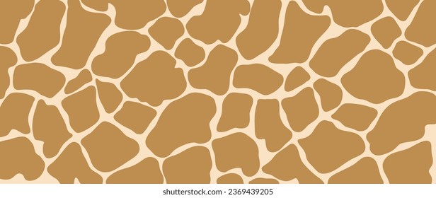 Abstract giraffe skin pattern background. Abstract art background vector design with animal skin, doodle. Creative illustration for fabric, prints, cover, wrapping paper, textile, wallpaper.