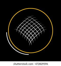 Abstract gird vector icon