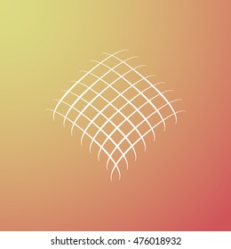 Abstract gird vector icon
