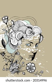 abstract girl