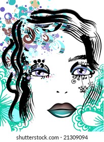 abstract girl