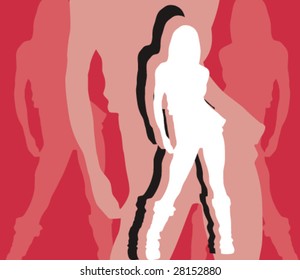 Abstract girl