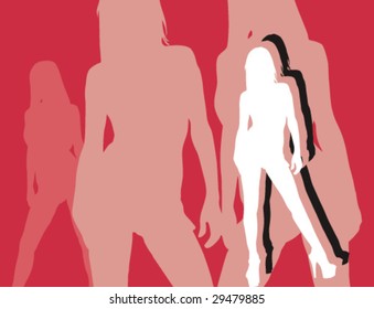 Abstract girl